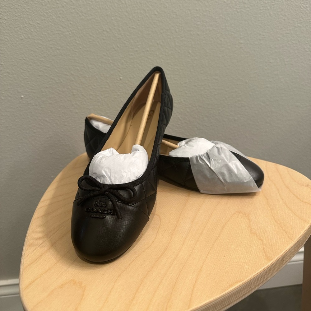 Coach ballet flats size 7